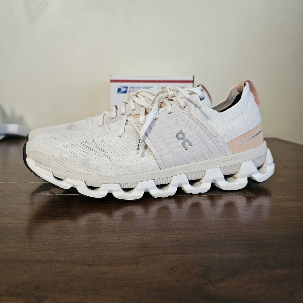 On Running Shoes Cloudswift 3 Ivory/Rose 3WD10451219 Women's Size 10 Pre Owned